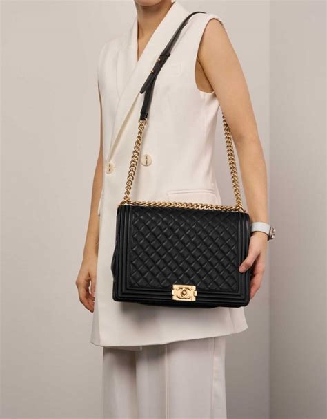 chanel le boy large replica|chanel leather handbags.